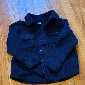 Kids Navy Button-Up Shirt